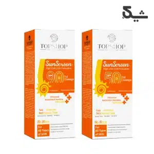 کرم ضد آفتاب بی رنگ SPF90 تاپ شاپ محافظ در برابر آلودگی هوا 50 میل